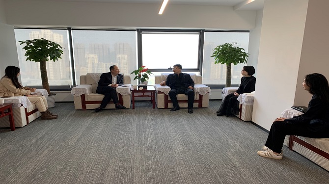 長安財通與西安航投未來產(chǎn)業(yè)發(fā)展集團有限公司進(jìn)行業(yè)務(wù)交流