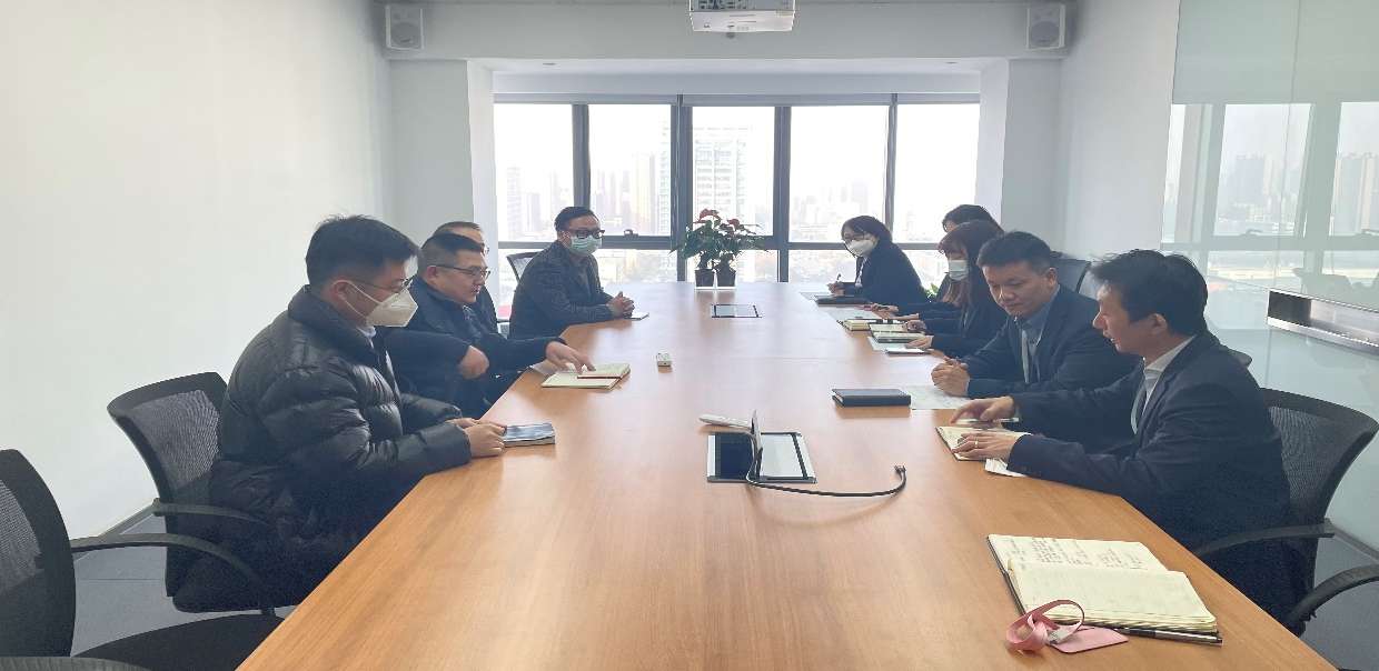 長安財(cái)通與陜西金融資產(chǎn)管理股份有限公司、融創(chuàng)西北公司座談交流